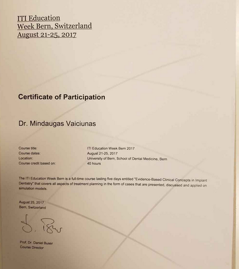 certificate of participation clinical concepts